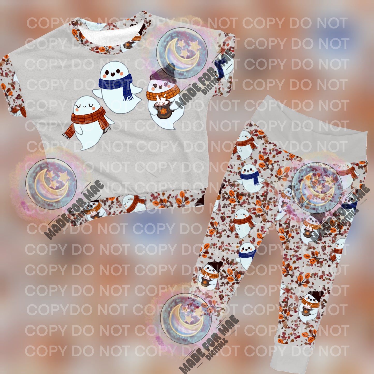 Cozy Ghosties PNG