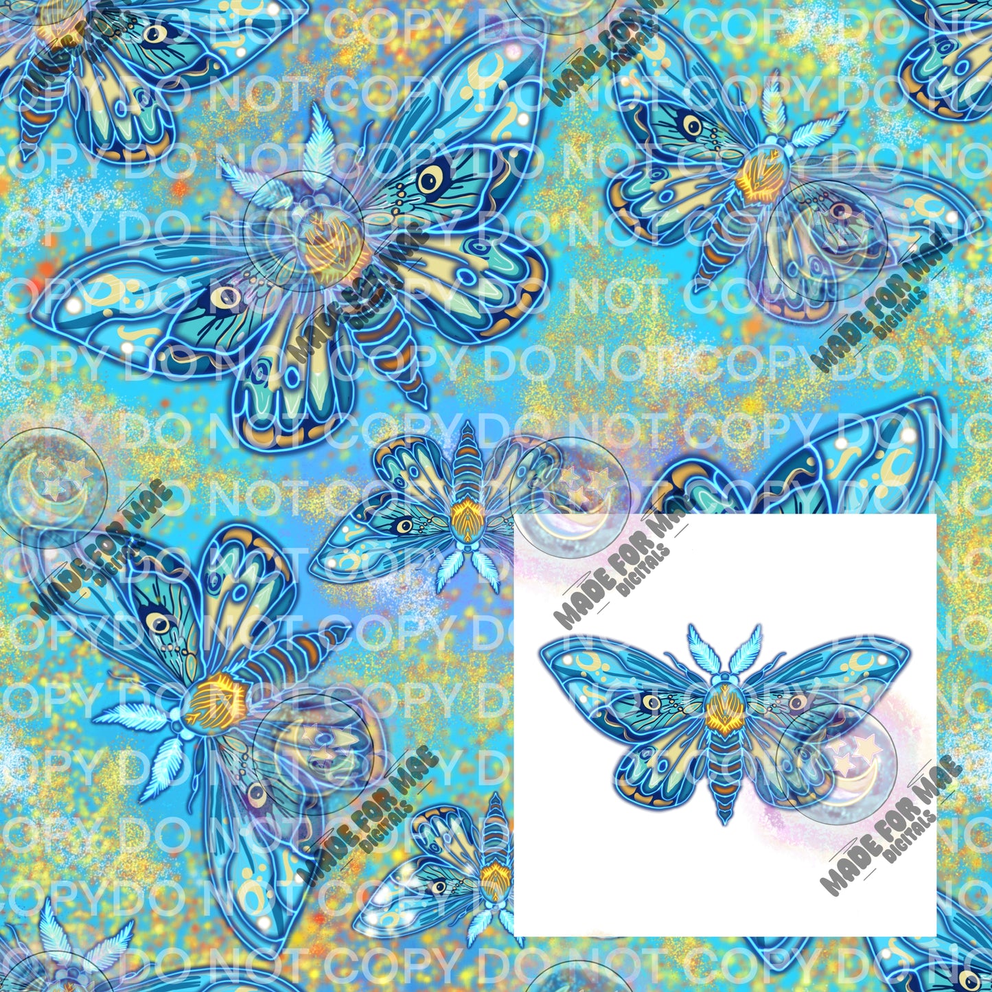 Neon Moths