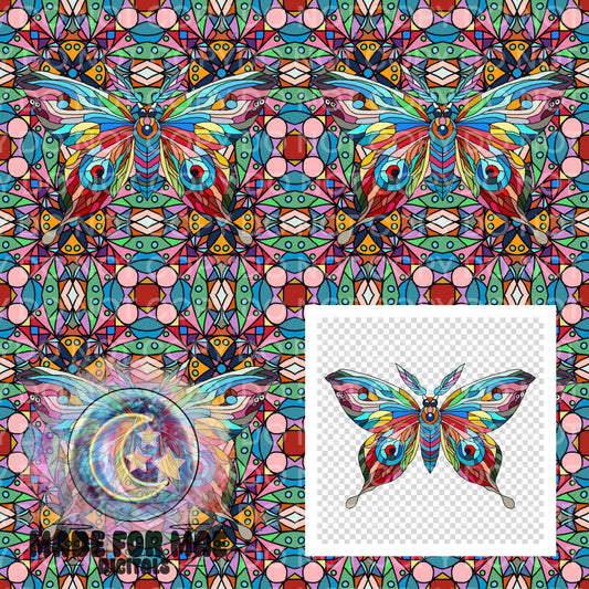 Stainglass Creatures- Moth