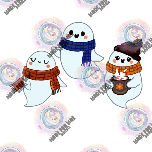 Cozy Ghosties PNG