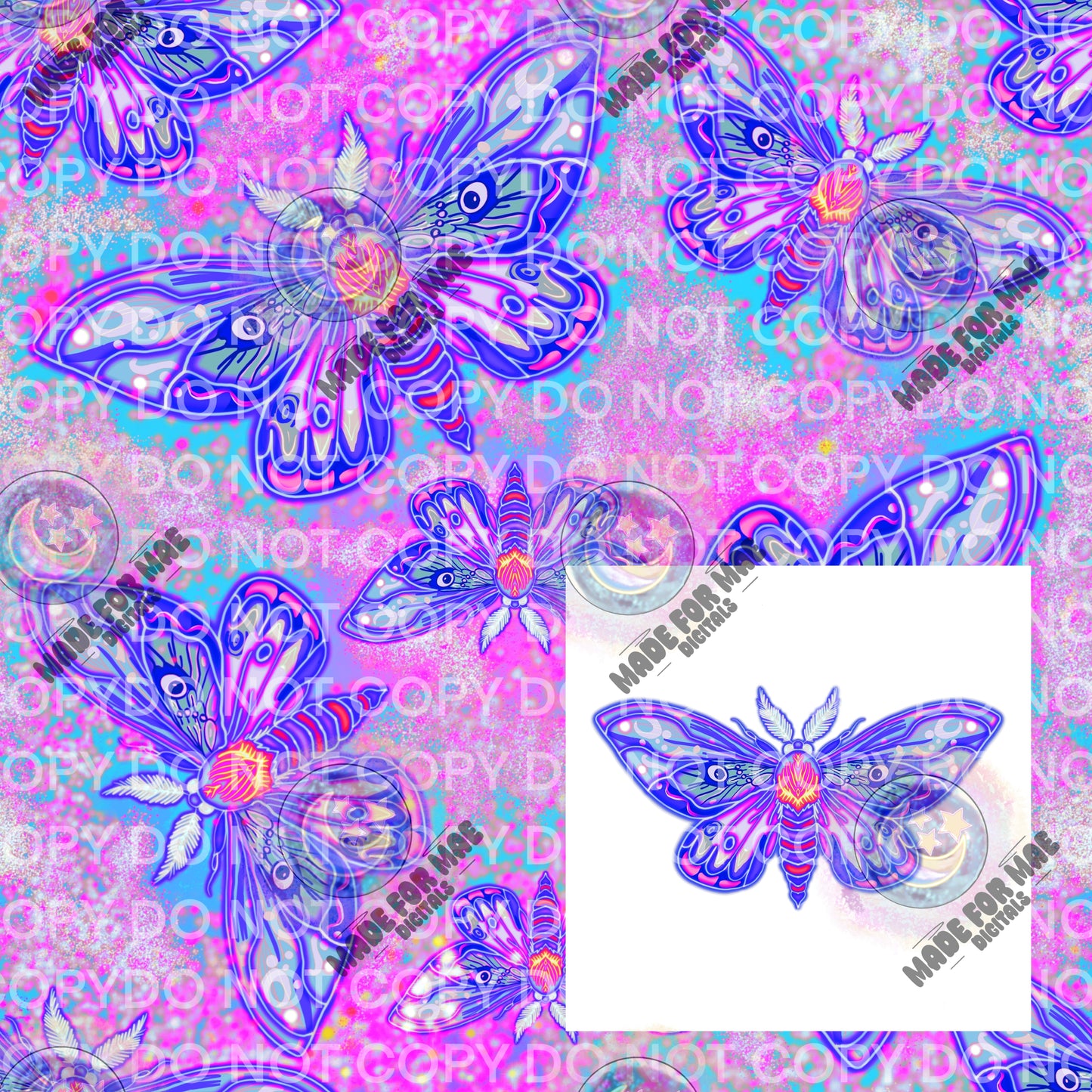 Neon Moths