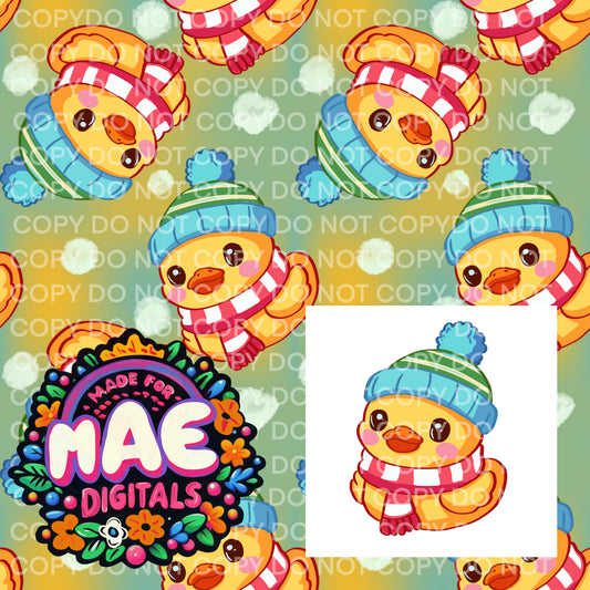 Winter Rubber Duckies