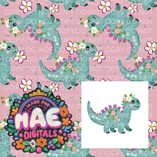 Floral Dinosaurs